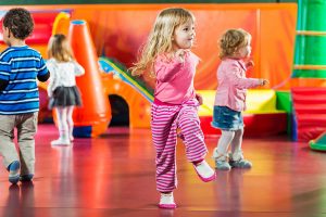 Three-year-olds dancing