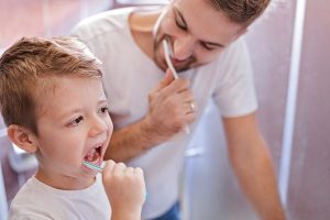 Caring for your child's teeth doesn't have to be a battle. Start early and make it a routine to give them the gift of a healthy smile.